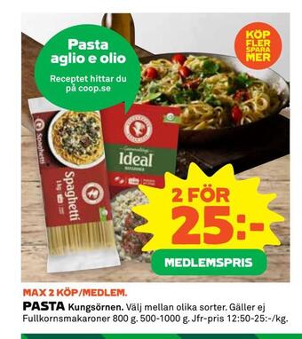 Coop Extra Pasta erbjuda