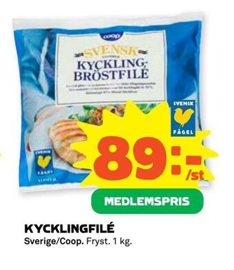 Coop Extra Kycklingfilé erbjuda
