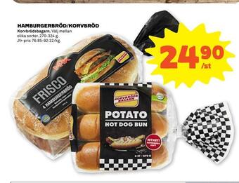 Coop Forum Hamburgerbröd/korvbröd erbjuda