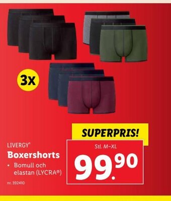 Lidl LIVERGY Boxershorts erbjuda