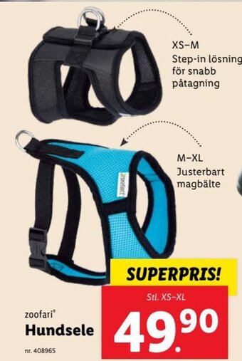 Lidl zoofari Hundsele erbjuda