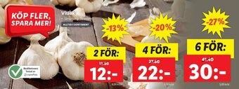 Lidl Vitlök erbjuda