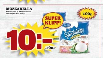 Nya Pulsen Mozzarella erbjuda