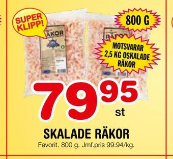 Nya Pulsen Skalade räkor erbjuda