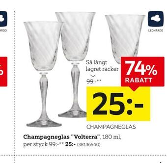 XXXLutz Champagneglas erbjuda