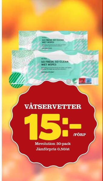 Nya Pulsen Våtservetter erbjuda