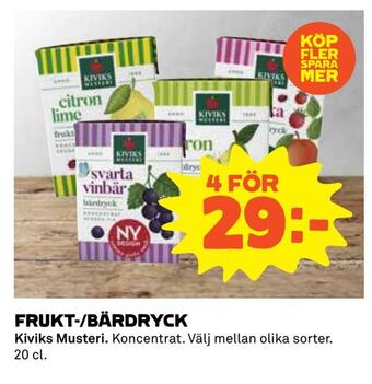 Coop Frukt-/bärdryck erbjuda