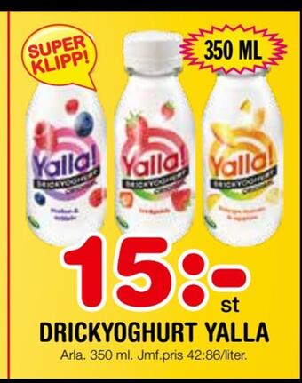 Nya Pulsen Drickyoghurt yalla erbjuda