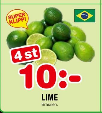 Nya Pulsen Lime erbjuda