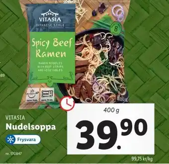 Lidl VITASIA Nudelsoppa erbjuda