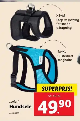 Lidl zoofari Hundsele erbjuda