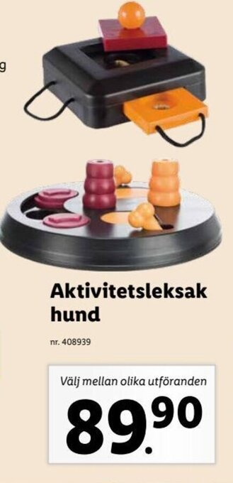 Lidl Aktivitetsleksak hund erbjuda