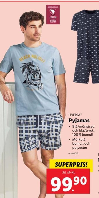 Lidl LIVERGY Pyjamas erbjuda