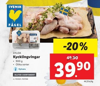 Lidl GYLLDA Kycklingvingar erbjuda