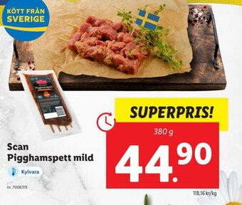 Lidl Scan Pigghamspett mild erbjuda