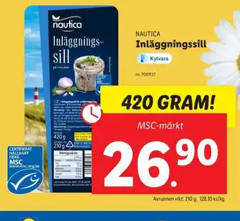 Lidl NAUTICA Inläggningssill erbjuda