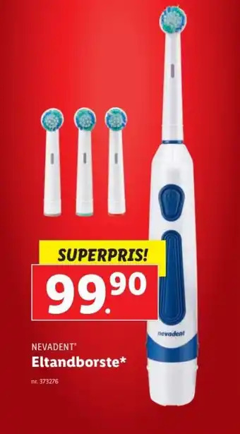 Lidl NEVADENTⓇ Eltandborste* erbjuda