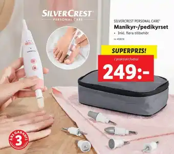 Lidl SILVERCREST PERSONAL CARE Manikyr-/pedikyrset erbjuda