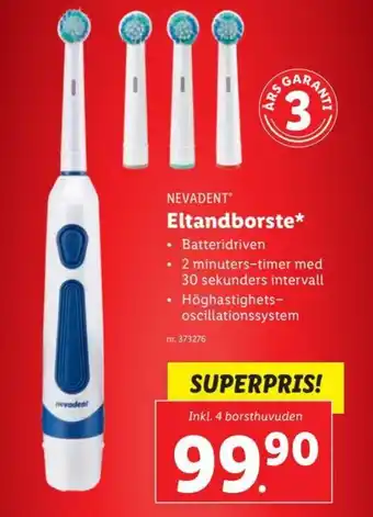 NEVADENT Eltandborste