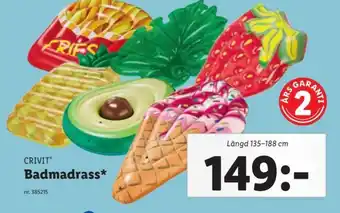 Lidl CRIVIT Badmadrass* erbjuda