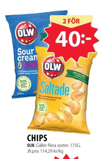 Handlar'n Chips erbjuda