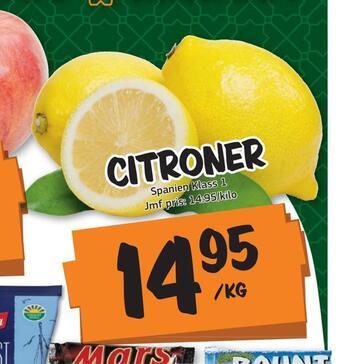 Bazaar Food market Citroner erbjuda