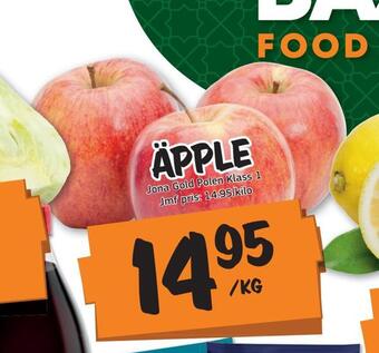 Bazaar Food market Äpple erbjuda
