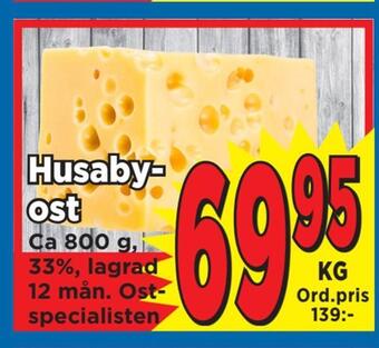 Supergrossen Husaby- ost erbjuda