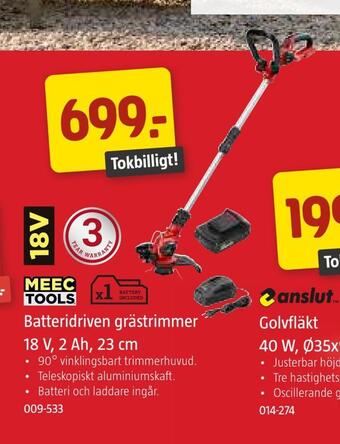 Jula Batteridriven grästrimmer erbjuda