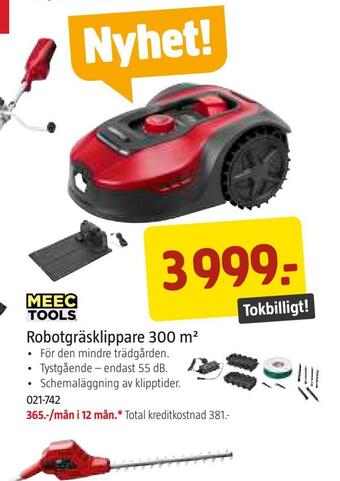 Jula Robotgräsklippare 300 m2 erbjuda