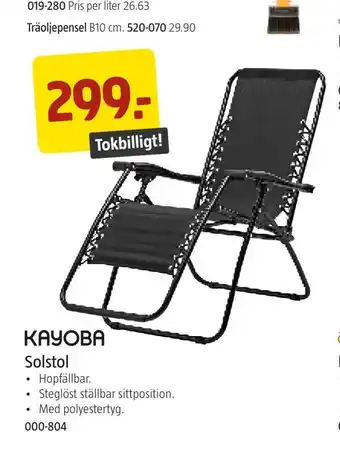 Jula Solstol erbjuda