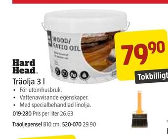 Jula Träolja 3 l erbjuda