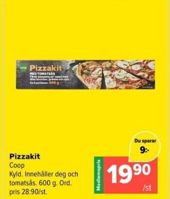 Coop Extra Pizzakit Coop erbjuda