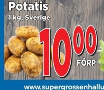 Supergrossen Potatis erbjuda
