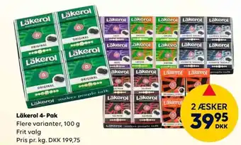 Border Shop Läkerol 4-Pak erbjuda