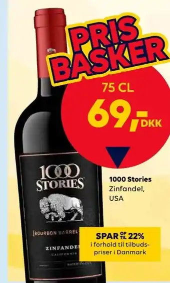 Border Shop 1000 Stories Zinfandel, USA erbjuda