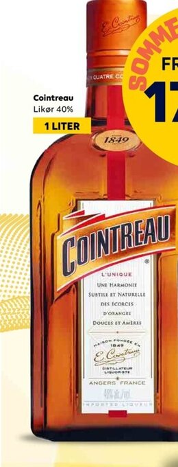 Border Shop Cointreau Likør 40% erbjuda