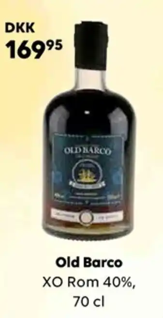 Old Barco XO Rom 40%, 70 cl