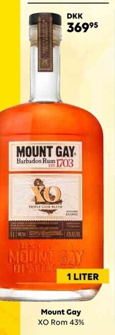 Border Shop Mount Gay XO Rom 43% erbjuda