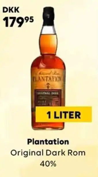 Border Shop Plantation Original Dark Rom 40% erbjuda