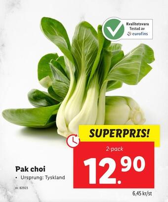 Lidl Pak choi erbjuda