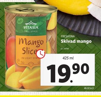 Lidl Skivad mango erbjuda