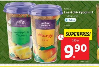 Lidl Lassi drickyoghurt erbjuda