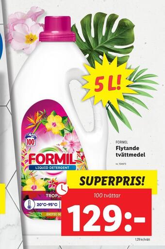 Lidl Flytande tvättmedel erbjuda