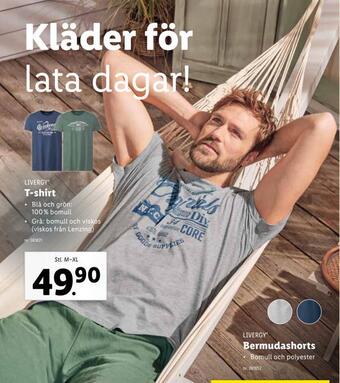 Lidl T-shirt erbjuda