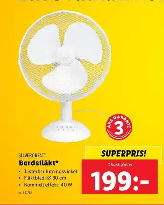 Lidl Bordsfläkt* erbjuda