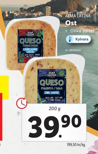 Lidl Ost erbjuda
