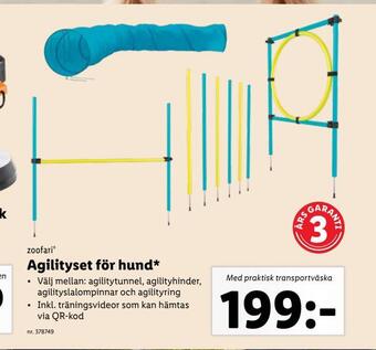 Lidl Agilityset för hund erbjuda