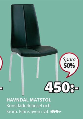 JYSK Havndal matstol erbjuda