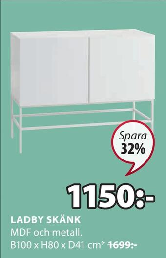 JYSK Ladby skänk erbjuda